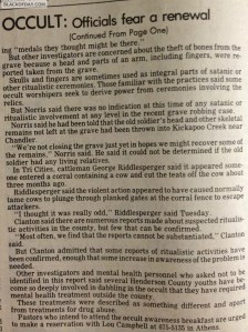 Occult in Athens, TX